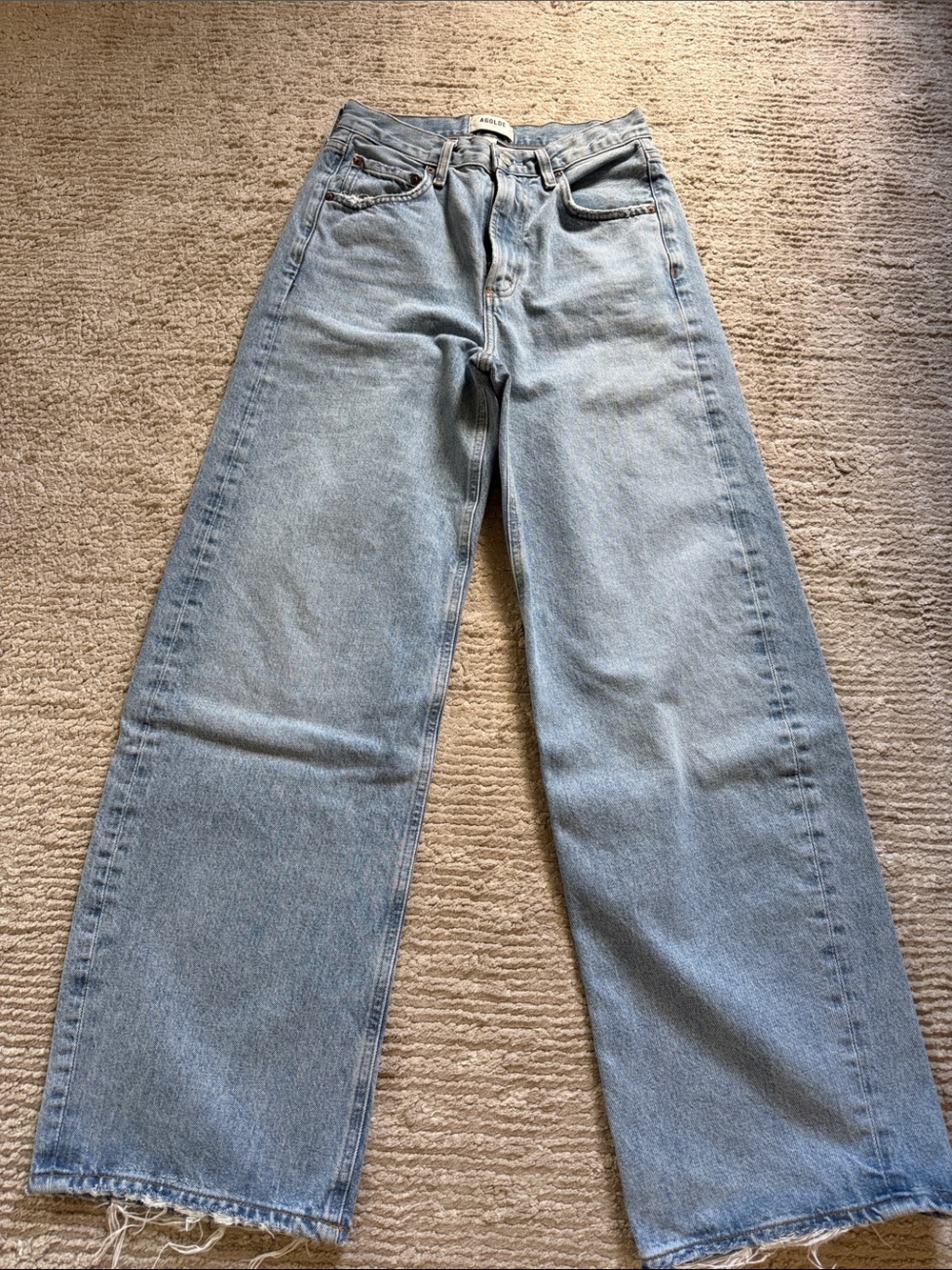 Agolde low curve jeans size 23